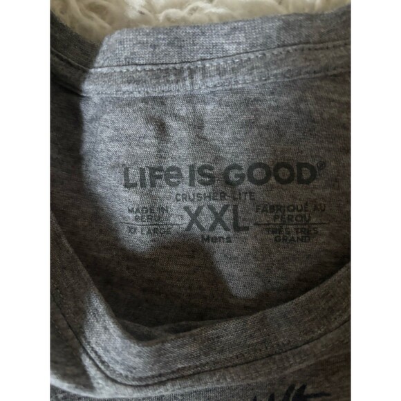Lot of 4 LIFE iS GOOD TShirts M’s XXL Happy Hour Keep It Simple, W’s XXL & Pouch - Picture 10 of 13